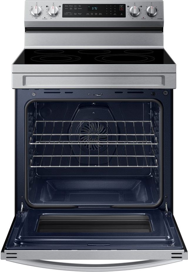 Samsung 30" Fingerprint Resistant Stainless Steel Smart Freestanding Electric Range-5