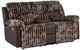 Global Furniture USA U6028 Brown Manual Reclining Loveseat with Console-0