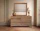 International Furniture Direct Parota Nova Cappuccino Brown 6-Drawer Dresser-2