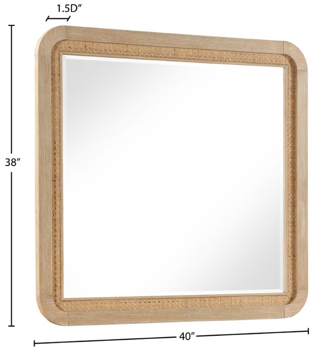Meridian Furniture Windsor Natural Mirror-4