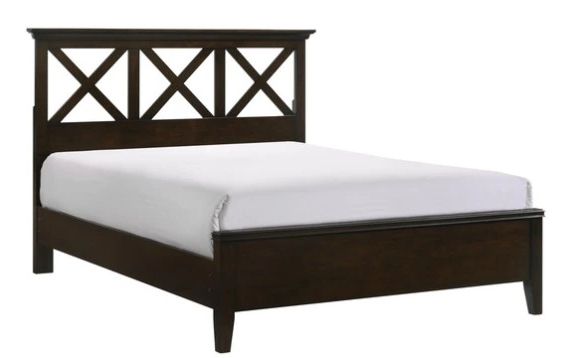 Bernards Nova II Cherry Queen Panel Bed-0