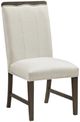 Homelegance® Clara Beige/Brown Side Chair-0