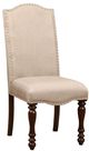 Furniture of America® Hurdsfield 2-Piece Antique Cherry/Beige Dining Side Chair Set-0
