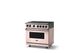 Viking® 7 Series 36" Blush Pro Style Liquid Propane Gas Range-2