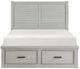 Homelegance® Willowbrook Light Gray King Storage Platform Bed-2