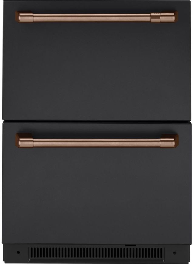 Café™ Brushed Copper Under the Counter Refrigerator Handle Kit-1