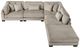 Homelegance® Traverse 5-Piece Taupe One-Arm Modular Sectional with Ottoman-2