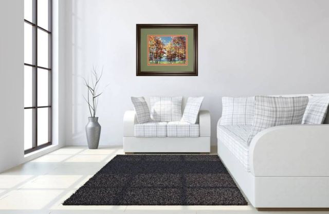 Classy Art Kaleidoscope by Jmp Framed Wall Art-3
