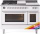 Ilve® Professional Plus II 48" Custom RAL Color Pro Style Dual Fuel Range-0