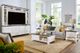 aspenhome® Mesa Antique White 96" Console and Hutch-3