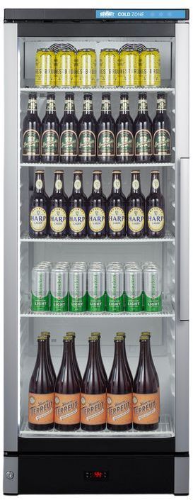 Summit® Commercial 9.9 Cu. Ft. Glass Freestanding Beverage Center -3