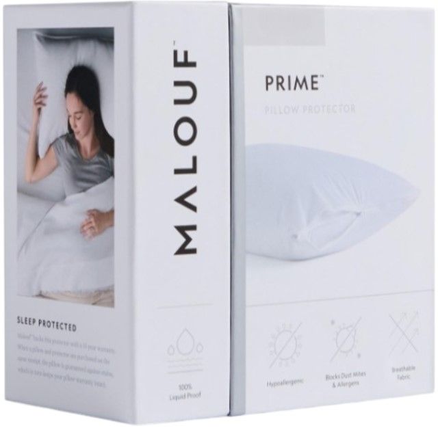 Malouf® Prime™ 2-Piece Queen Pillow Protector-0