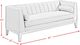 Elements International Cannes 2-Piece Mckinney Fawn Living Room Stationary Seating Set-3