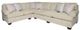 King Hickory Customizable Henson 2-Piece Fabric Sectional -0