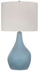 Bassett Mirror Rawlins Blue Table Lamp-0