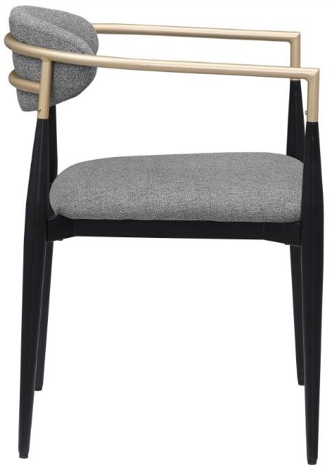 Coaster® Alexis Black/Gray Dining Arm Chair-3