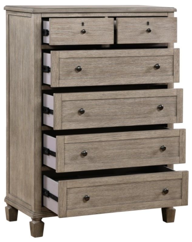 Homelegance® Marceline Gray Oak Chest-3