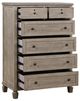 Homelegance® Marceline Gray Oak Chest-3