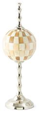 A & B Home Randolph 3-Piece Chrome Bone Finials Set-3