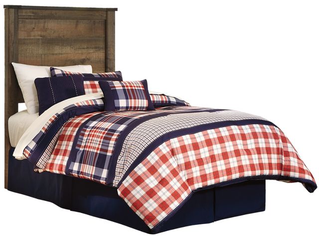 Signature Design by Ashley® Trinell Brown Twin Panel Headboard-2