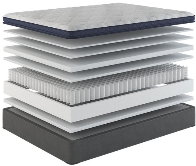 Sherwood® Bedding Vista XXV Soft BPT 13.5" Wrapped Coil Soft Pillow Top King Mattress-3