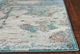 KAS Rugs Watercolors Ivory/Teal Watercolors 5'x8' Rug-1