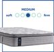 Sealy® Posturepedic® Dantley Innerspring Medium Euro Pillow Top King Mattress-4