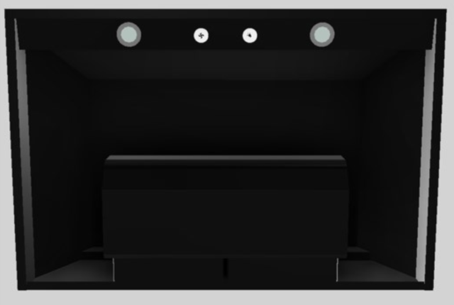 Vent-A-Hood® Designer Series 36" Black Wall Mounted Range Hood-1