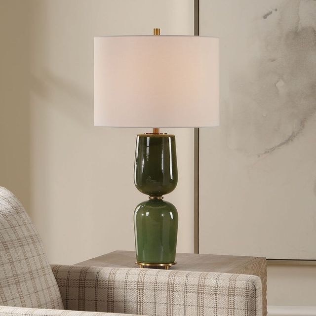 Uttermost® Meyer Green Table Lamp-1