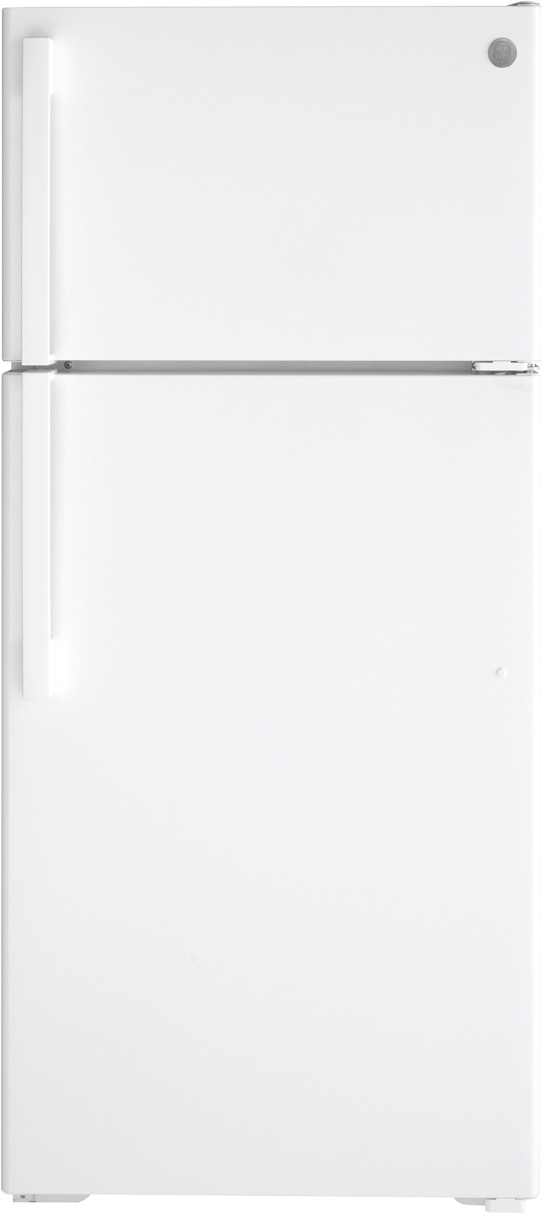 GE® 28 in. 16.6 Cu. Ft. White Top Freezer Refrigerator