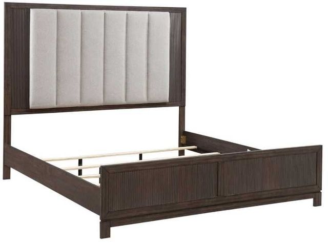 Liberty Furniture Modern Edge 4-Piece Caffe/Gray Queen Upholstered Bedroom Set-2