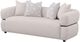 Coaster® Jeanette 84" Beige Upholstered Round Arm Sofa-2