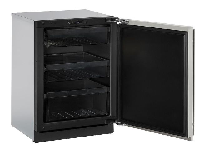 U-Line® Modular 3000 Series 4.9 Cu. Ft. Stainless Steel Compact Refrigerator-3
