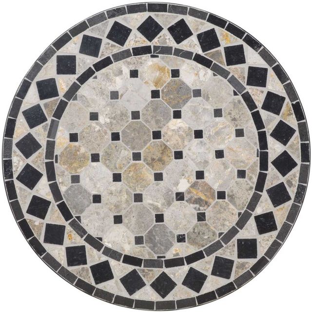 homestyles® Laguna Mosaic Stone Top Bistro Table with Black Base -1
