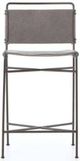 Magnolia Home by Joanna Gaines Jackson Distressed Brown Counter Stool-1