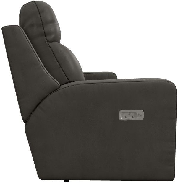 La-Z-Boy® Emmons Pewter Power Reclining Sofa with Headrest and Lumbar-2