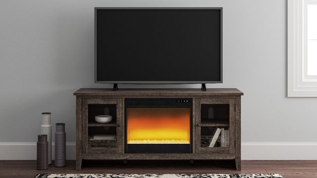 Signature Design by Ashley® Arlenbry Gray TV Stand with Electric Fireplace-4