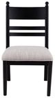 Signature Design by Ashley® Chadworth Black Upholstered Side Chair-2