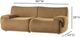 TOV Furniture Zenith Brown 80" Modular Loveseat-2