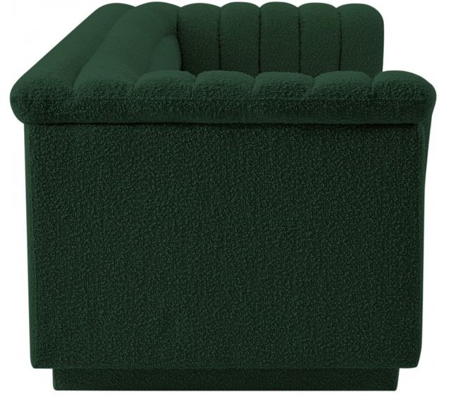 Meridian Furniture Cascade Green Boucle Fabric Sofa-3