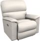 La-Z-Boy® Brooks Oyster Power Rocking Recliner with Headrest and Lumbar-0