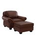 USA Premium Leather Almond Paisley Ottoman-3
