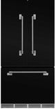 AGA™ Elise 22.1 Cu. Ft. Gloss Black Counter Depth French Door Refrigerator-0