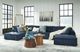 Signature Design by Ashley® Bales 6-Piece Navy U-Shape Sectional-3