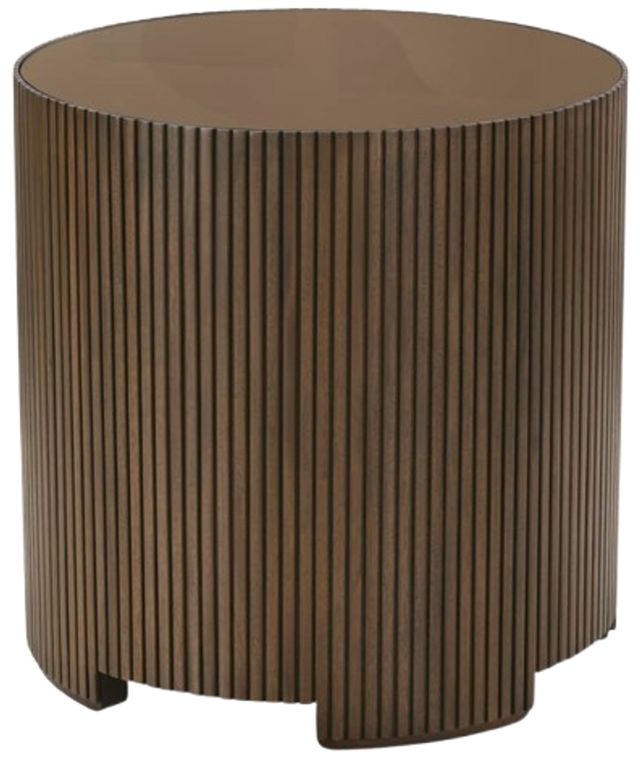 Rowe® Kindred Sesame Round End Table-1