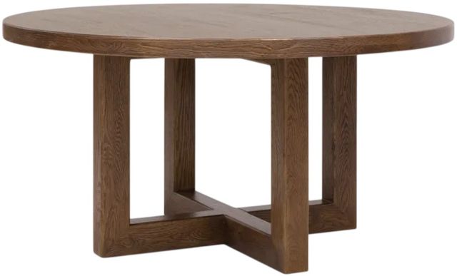 Hooker® Furniture Driftwood Worn Saddle 60" Round Dining Table-0