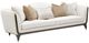 Michael Amini® Paris Chic Espresso/Ivory Sofa-0
