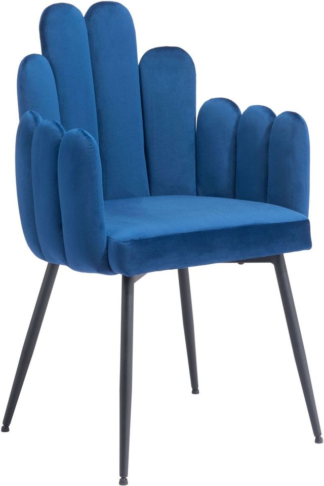 Zuo® Modern Noosa Navy Blue Dining Chair-0