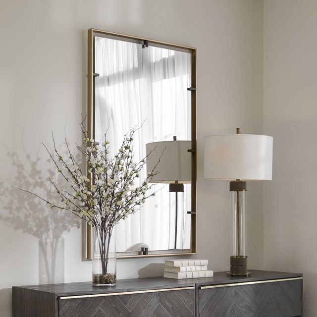 Uttermost® Egon Warm Gold Wall Mirror-2