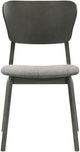 Armen Living Kalia 2-Piece Gray Dining Side Chair Set-4